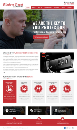 Web Design by Creative Usha for Expert Locksmiths | Design: #14826068