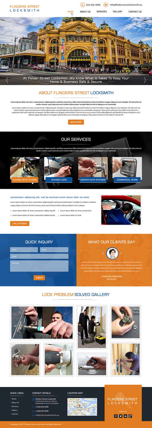 Web-Design von Creative Design für Expert Locksmiths | Design #14853541