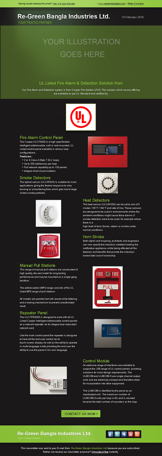 Email Marketing Design by BuntarBG for Re-Green Bangla Industries Ltd | Design #10175200