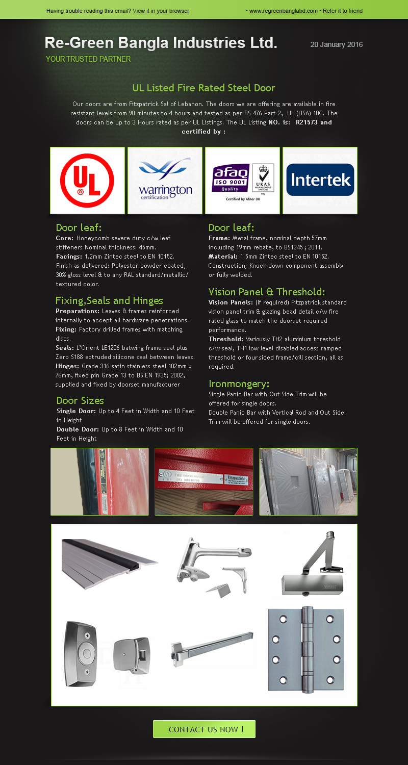 Email Marketing Design by BuntarBG for Re-Green Bangla Industries Ltd | Design #9482167