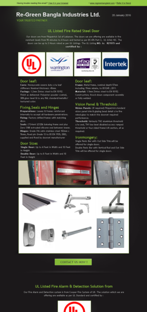 Email Marketing Design by BuntarBG for Re-Green Bangla Industries Ltd | Design: #9486916