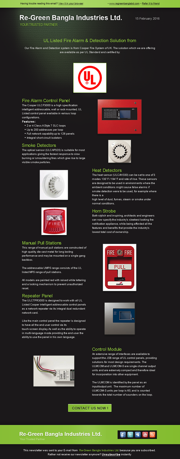 Email Marketing Design by BuntarBG for Re-Green Bangla Industries Ltd | Design #9833116