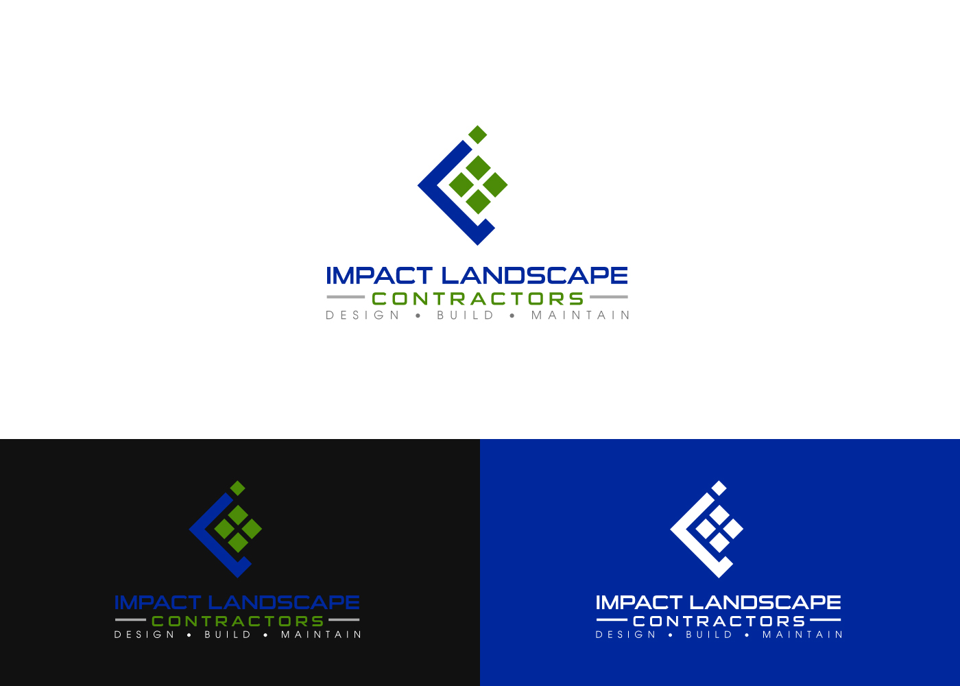 Logo Design by BehindSymbols for Impact Landscape Inc. | Design #9399003