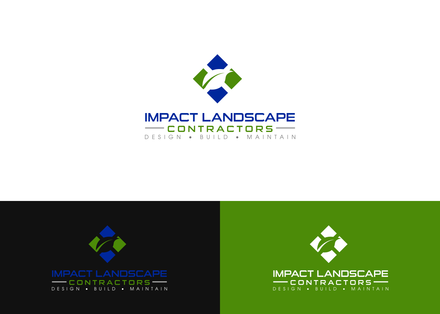 Logo Design by BehindSymbols for Impact Landscape Inc. | Design #9399645