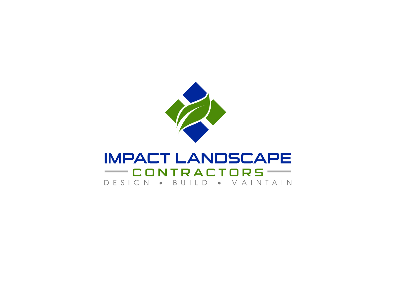Logo Design by BehindSymbols for Impact Landscape Inc. | Design #9410691