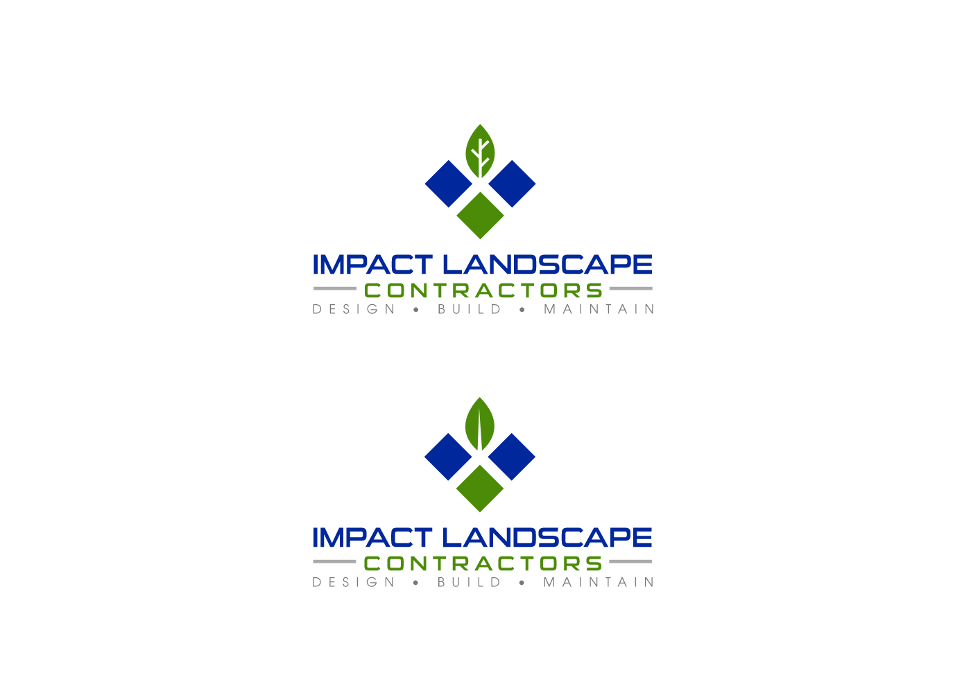 Logo Design by BehindSymbols for Impact Landscape Inc. | Design #9416694