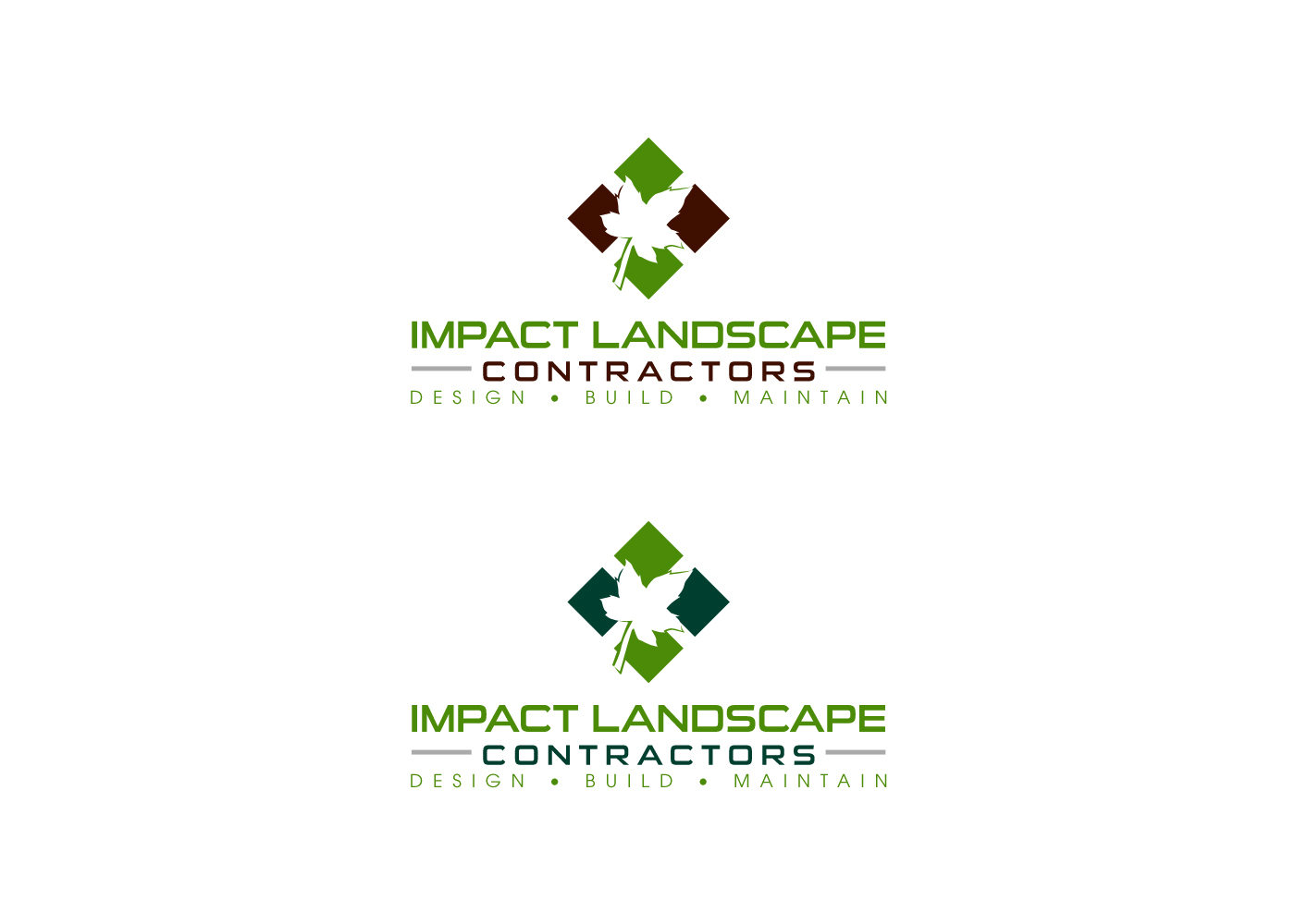 Logo Design by BehindSymbols for Impact Landscape Inc. | Design #9433152