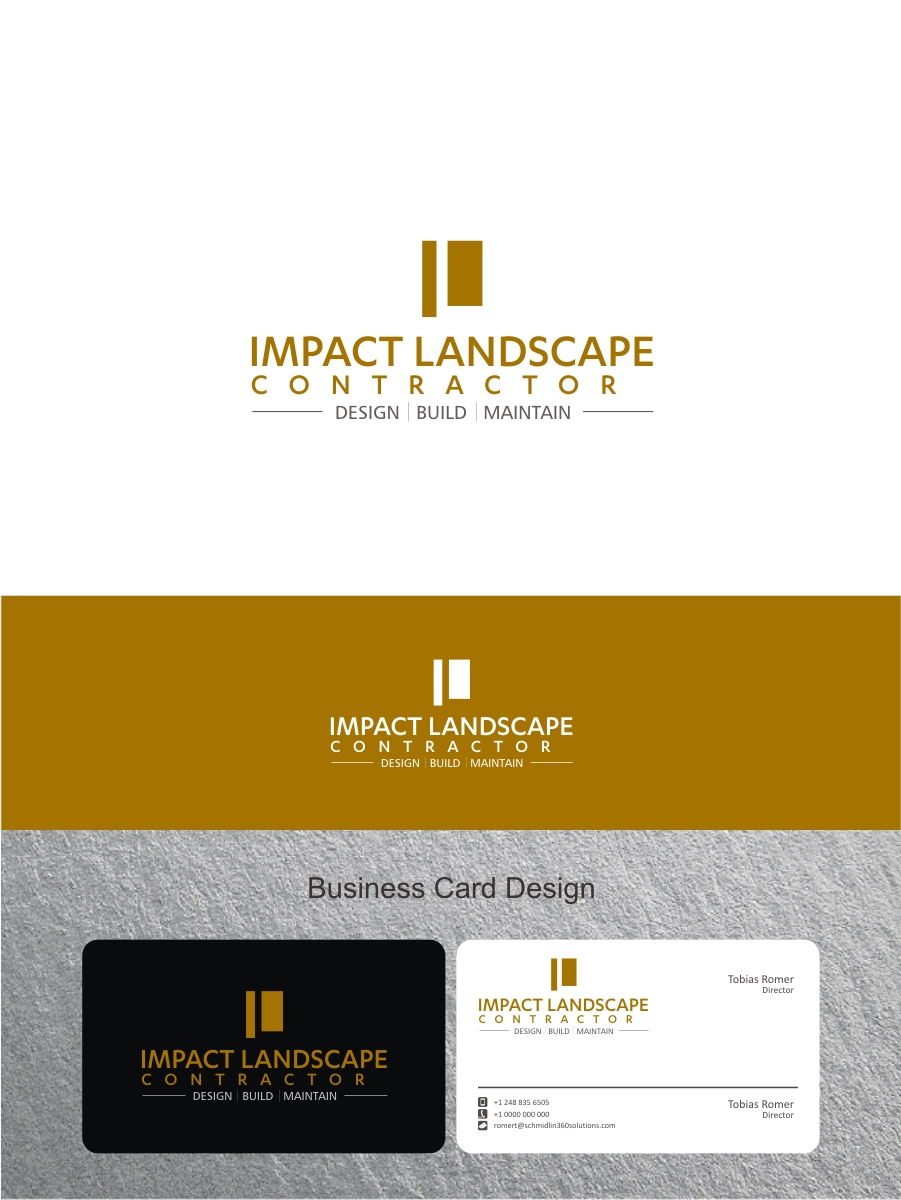 Diseño de Logo por DesignM para Impact Landscape Inc. | Diseño #9324170