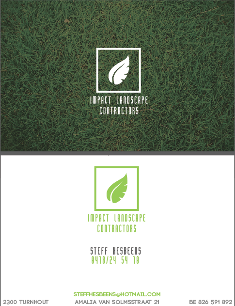 Logo Design by Hesse for Impact Landscape Inc. | Design #9417202