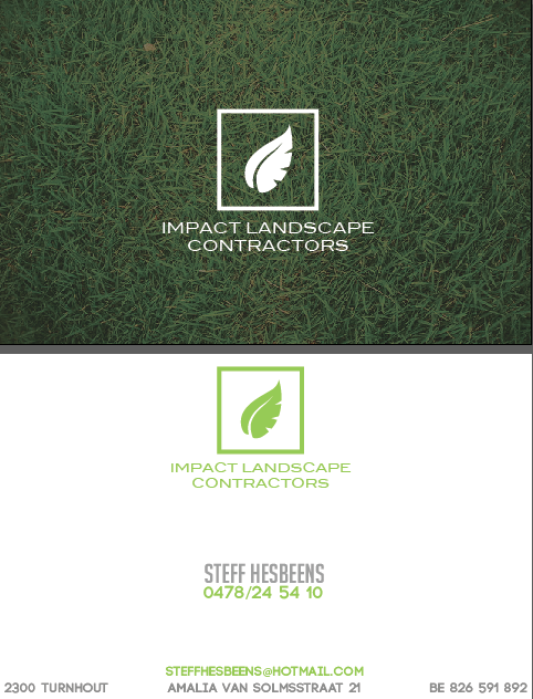 Logo Design by Hesse for Impact Landscape Inc. | Design #9417204