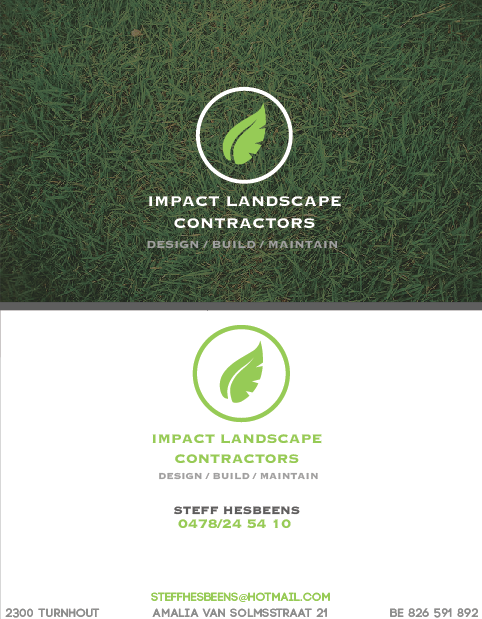 Logo Design by Hesse for Impact Landscape Inc. | Design #9437232