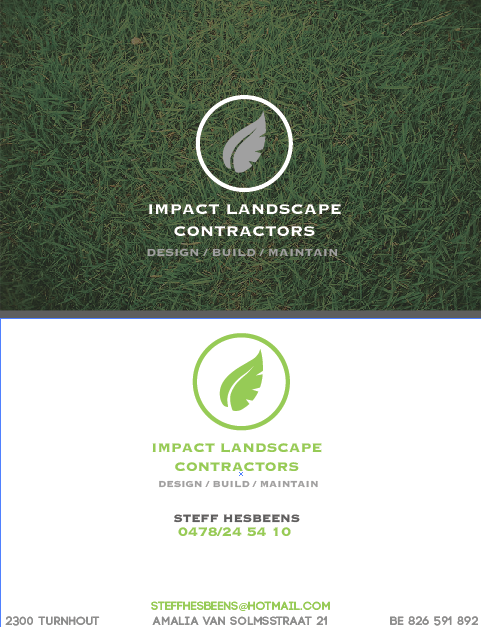 Diseño de Logo por Hesse para Impact Landscape Inc. | Diseño #9437235