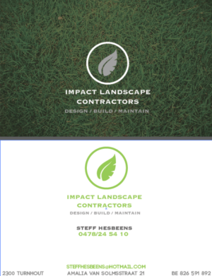Logo Design by Hesse for Impact Landscape Inc. | Design: #9437235