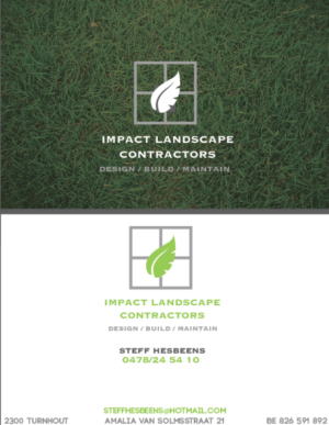 Logo Design by Hesse for Impact Landscape Inc. | Design: #9437244