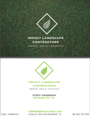 Logo Design by Hesse for Impact Landscape Inc. | Design: #9437254