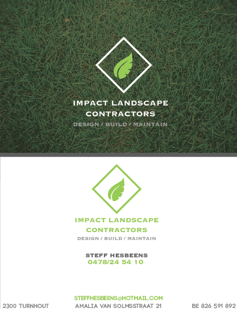 Logo Design by Hesse for Impact Landscape Inc. | Design #9437255