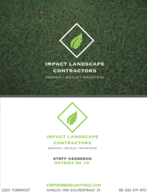 Logo Design by Hesse for Impact Landscape Inc. | Design: #9437255