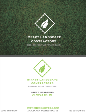 Logo Design by Hesse for Impact Landscape Inc. | Design: #9437257