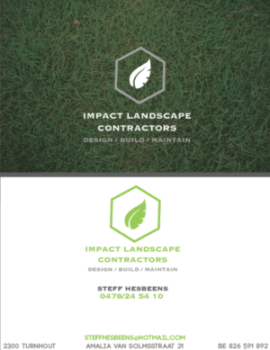 Logo Design by Hesse for Impact Landscape Inc. | Design: #9437264