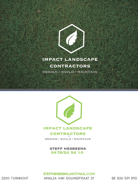 Logo Design by Hesse for Impact Landscape Inc. | Design #9437265