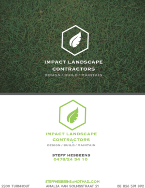 Logo Design by Hesse for Impact Landscape Inc. | Design: #9437265