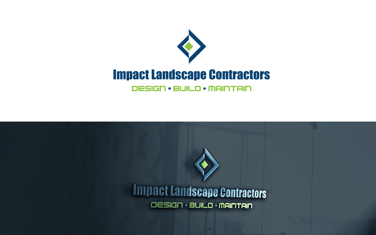 Logo Design by Grafactory for Impact Landscape Inc. | Design #9399406