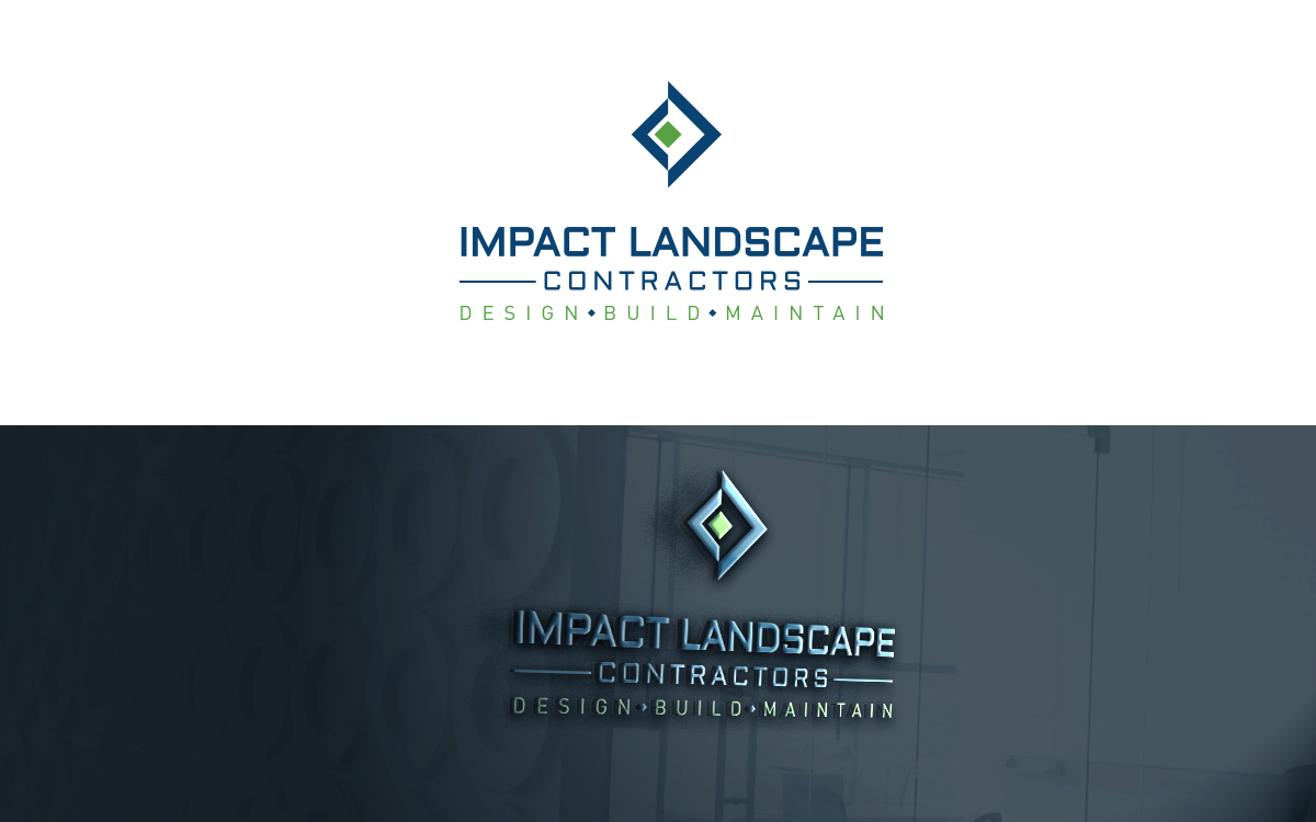 Logo Design by Grafactory for Impact Landscape Inc. | Design #9418418