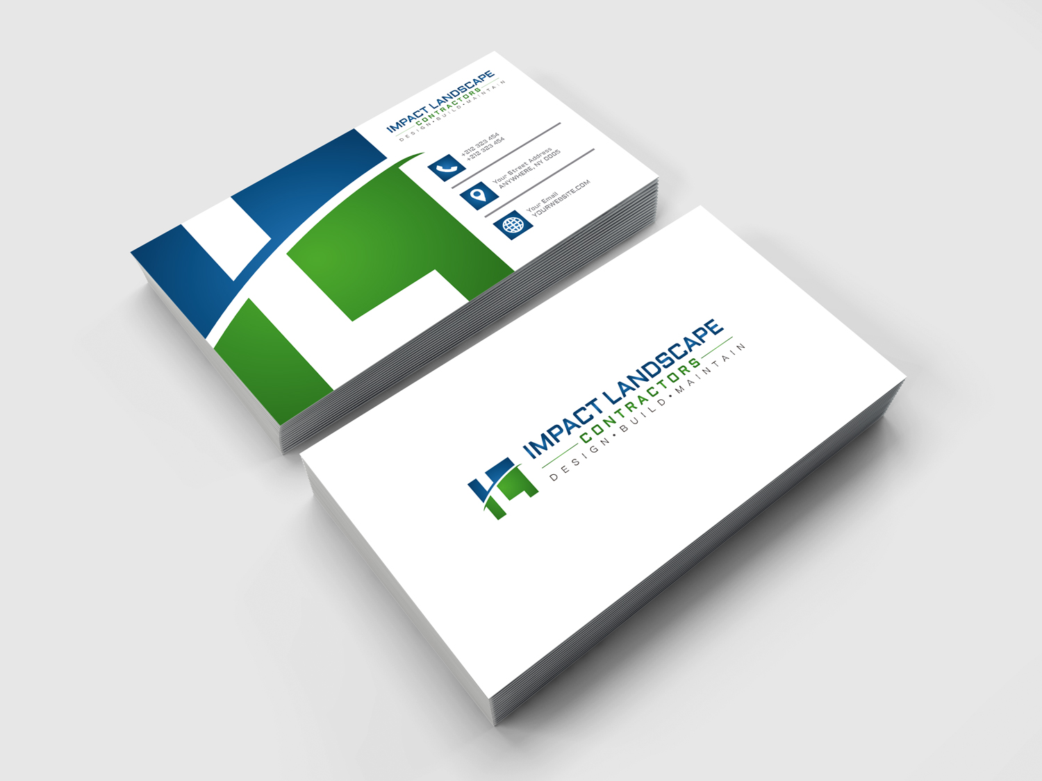Logo Design by DP for Impact Landscape Inc. | Design #9340703