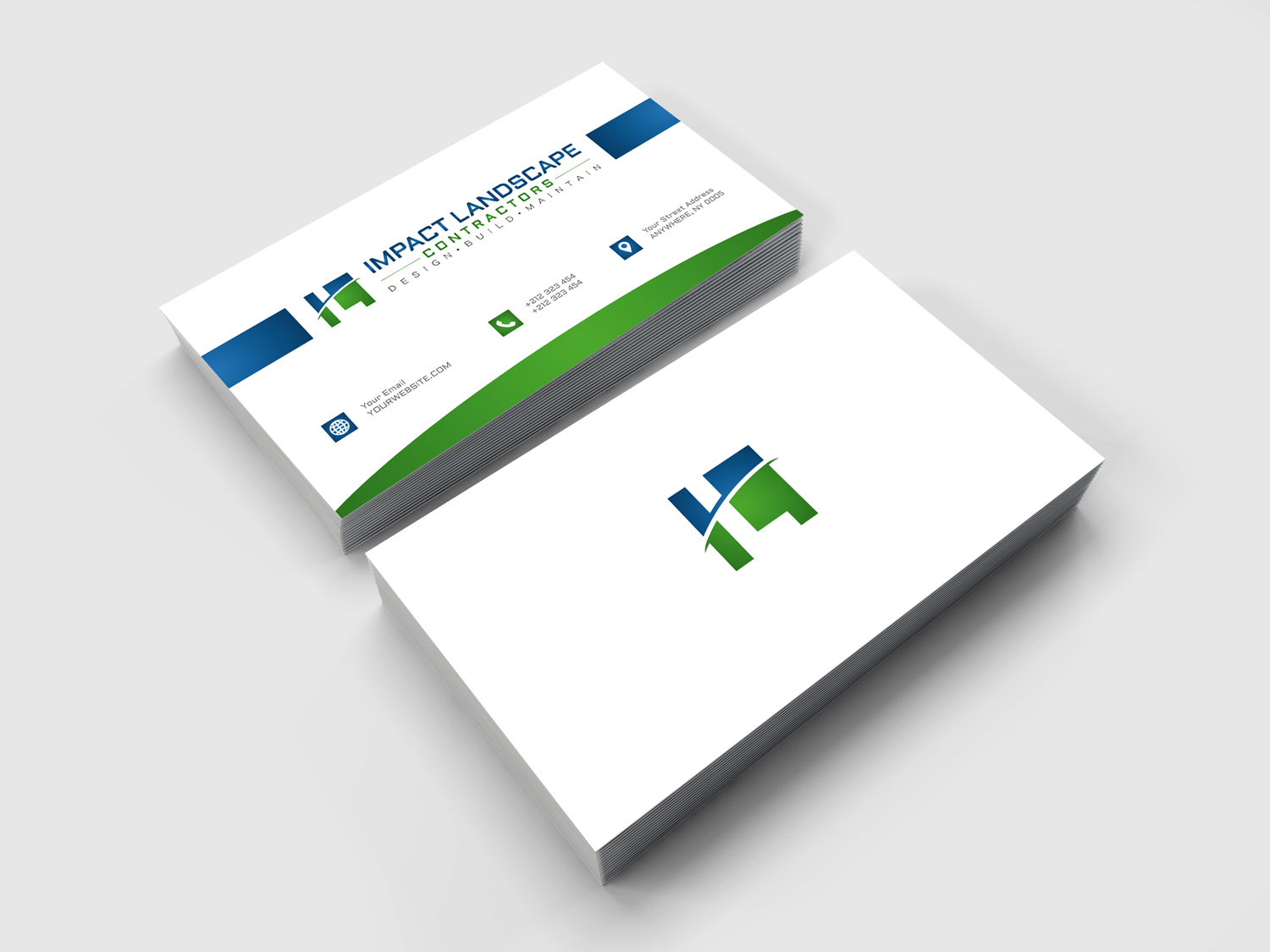 Logo Design by DP for Impact Landscape Inc. | Design #9340704