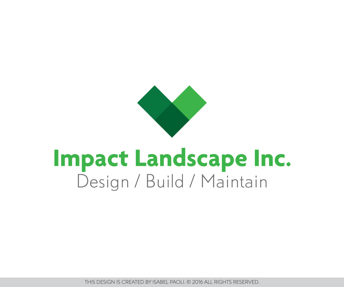 Diseño de Logo por isabel.paoli para Impact Landscape Inc. | Diseño #9312598