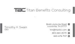 Business Card Design by mush for Titan Benefits | Design: #9360441