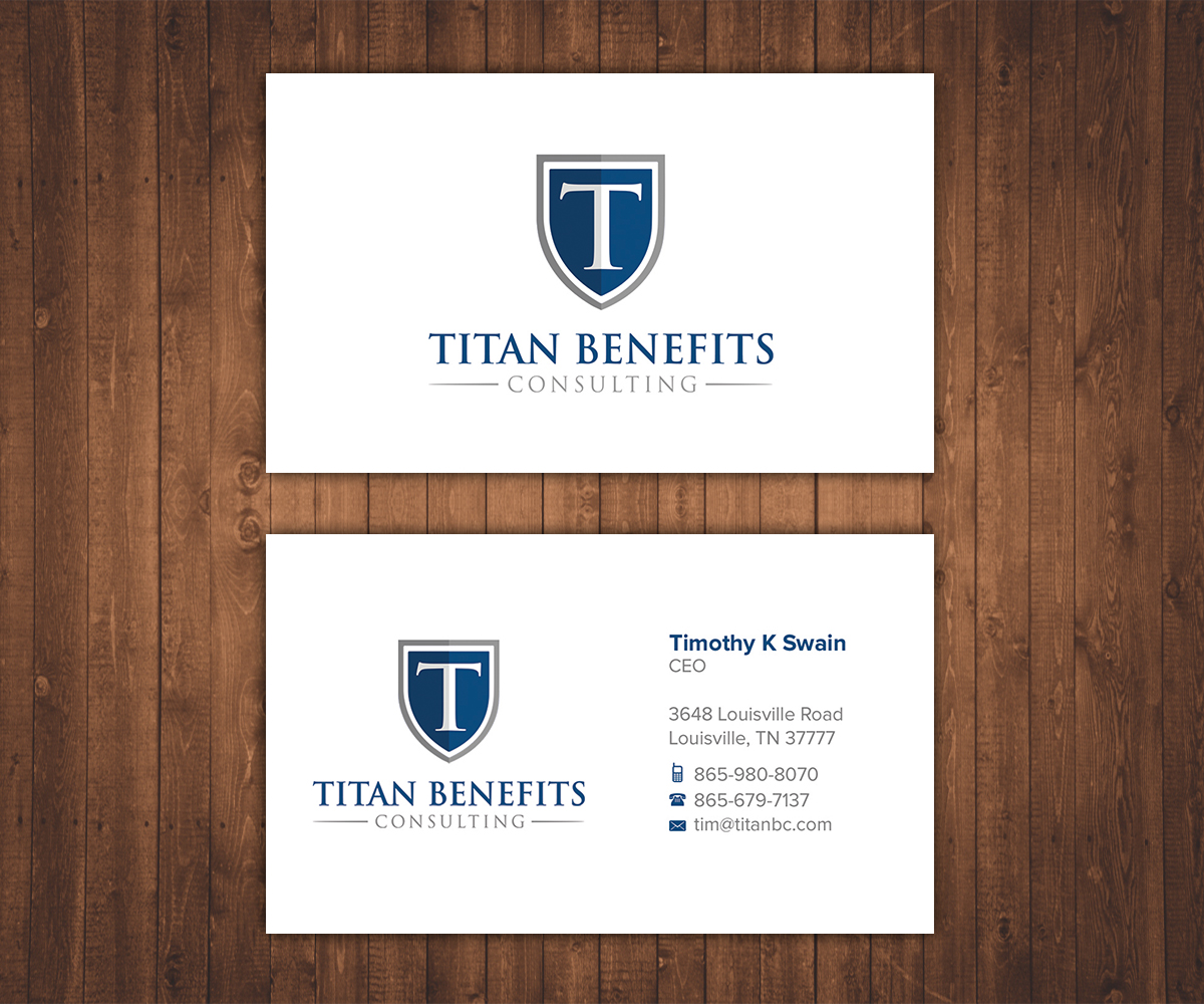Business Card Design by Stylez Designz for Titan Benefits | Design #9355949