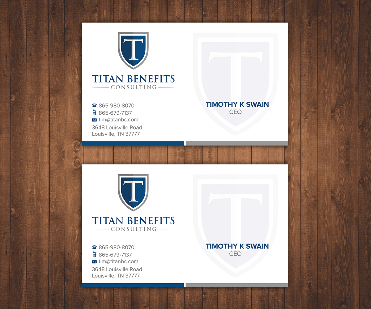 Business Card Design by Stylez Designz for Titan Benefits | Design #9355993