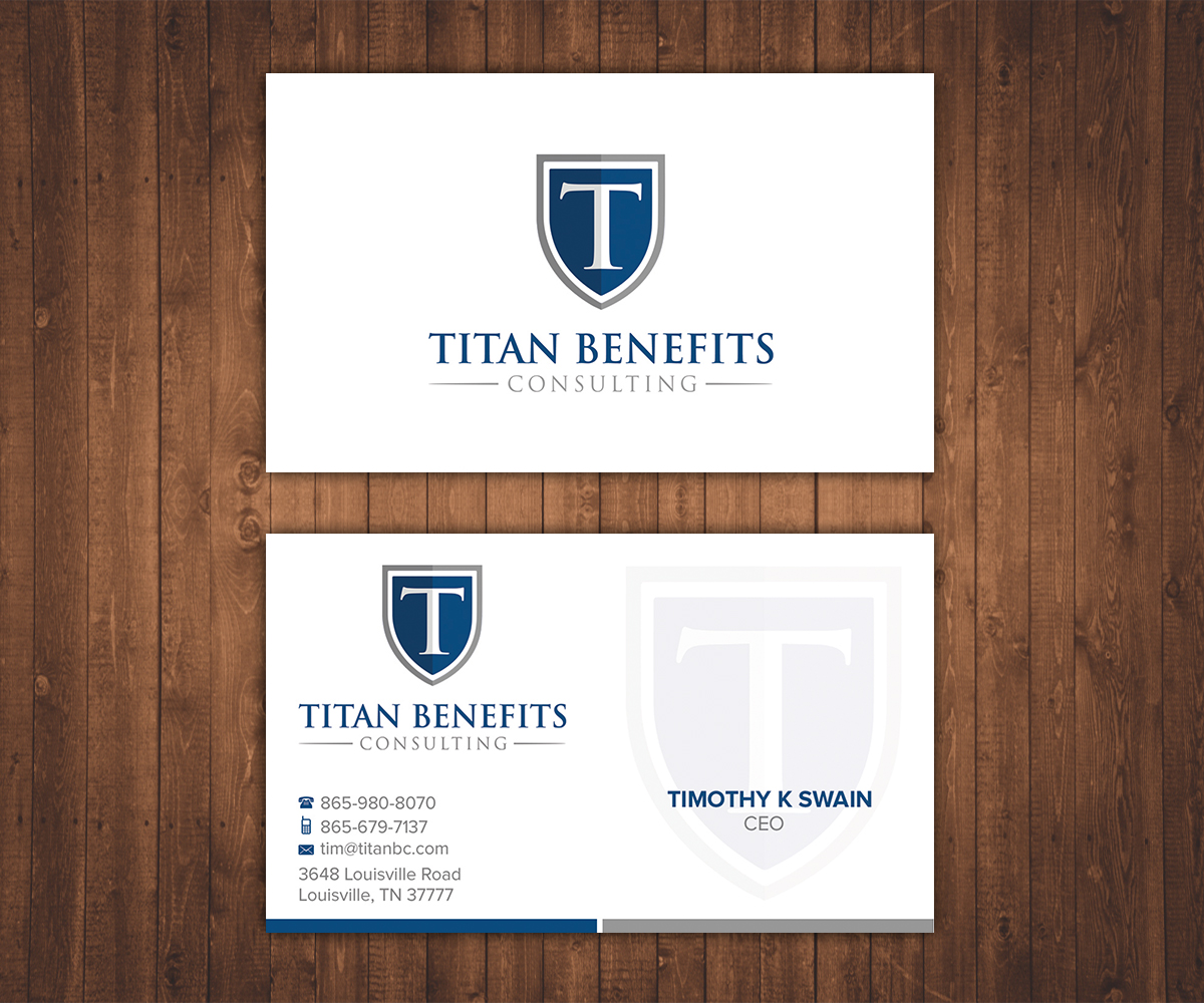 Business Card Design by Stylez Designz for Titan Benefits | Design #9355994