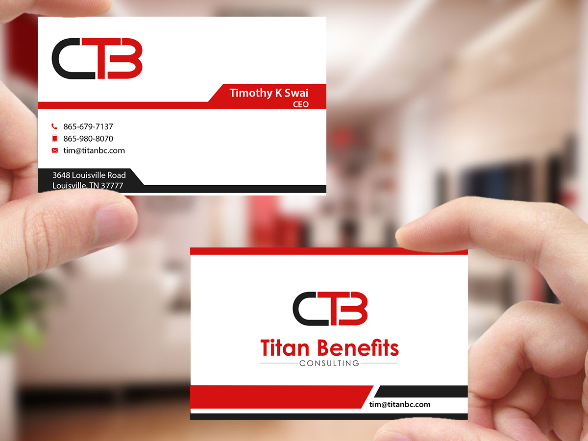 Business Card Design by Creations Box 2015 for Titan Benefits | Design #9334458