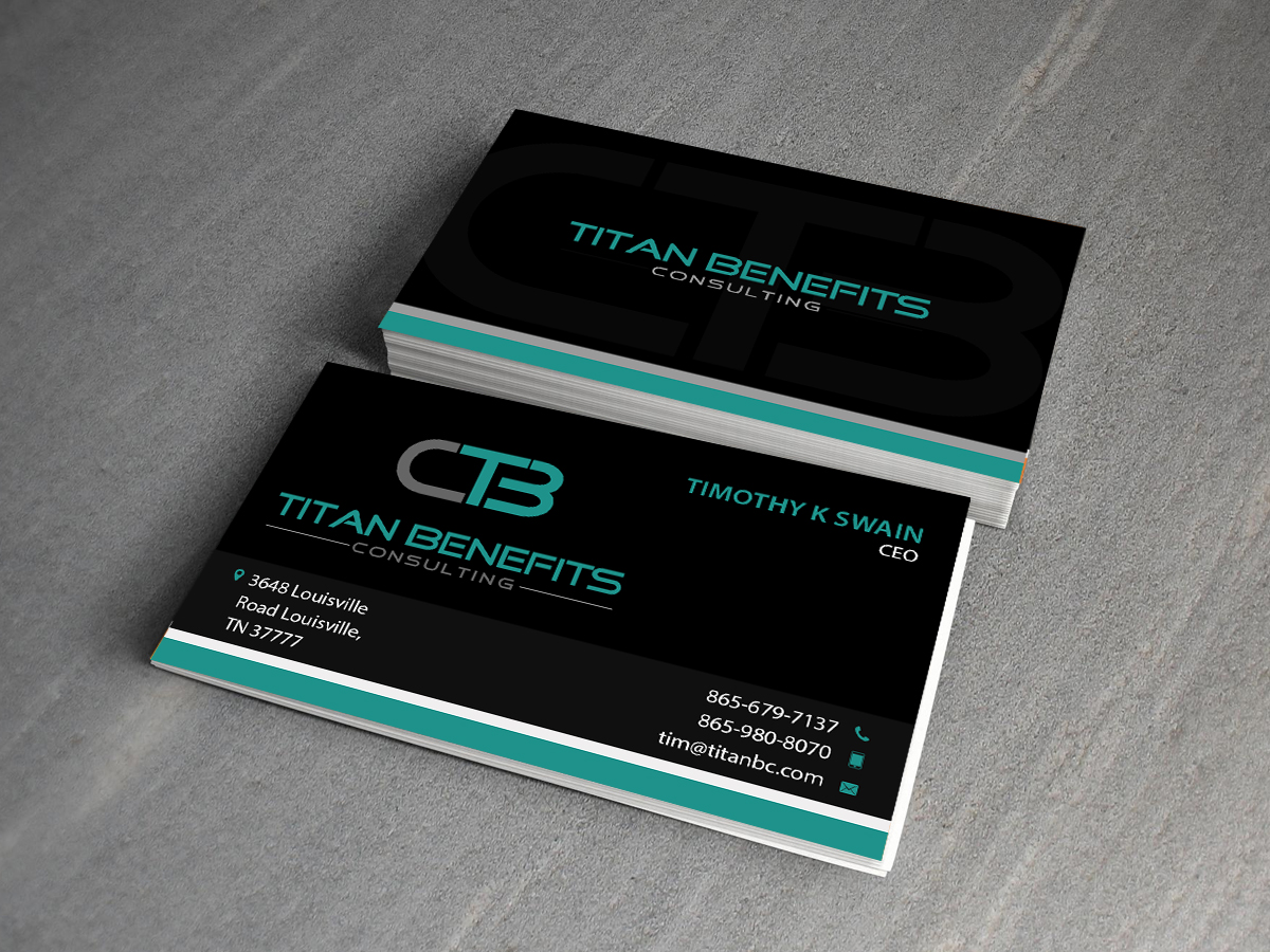 Business Card Design by Creations Box 2015 for Titan Benefits | Design #9334470