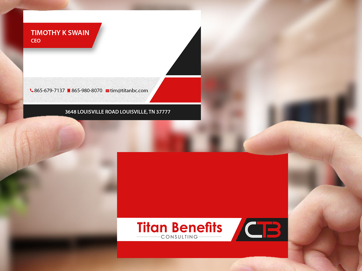 Business Card Design by Creations Box 2015 for Titan Benefits | Design #9334473