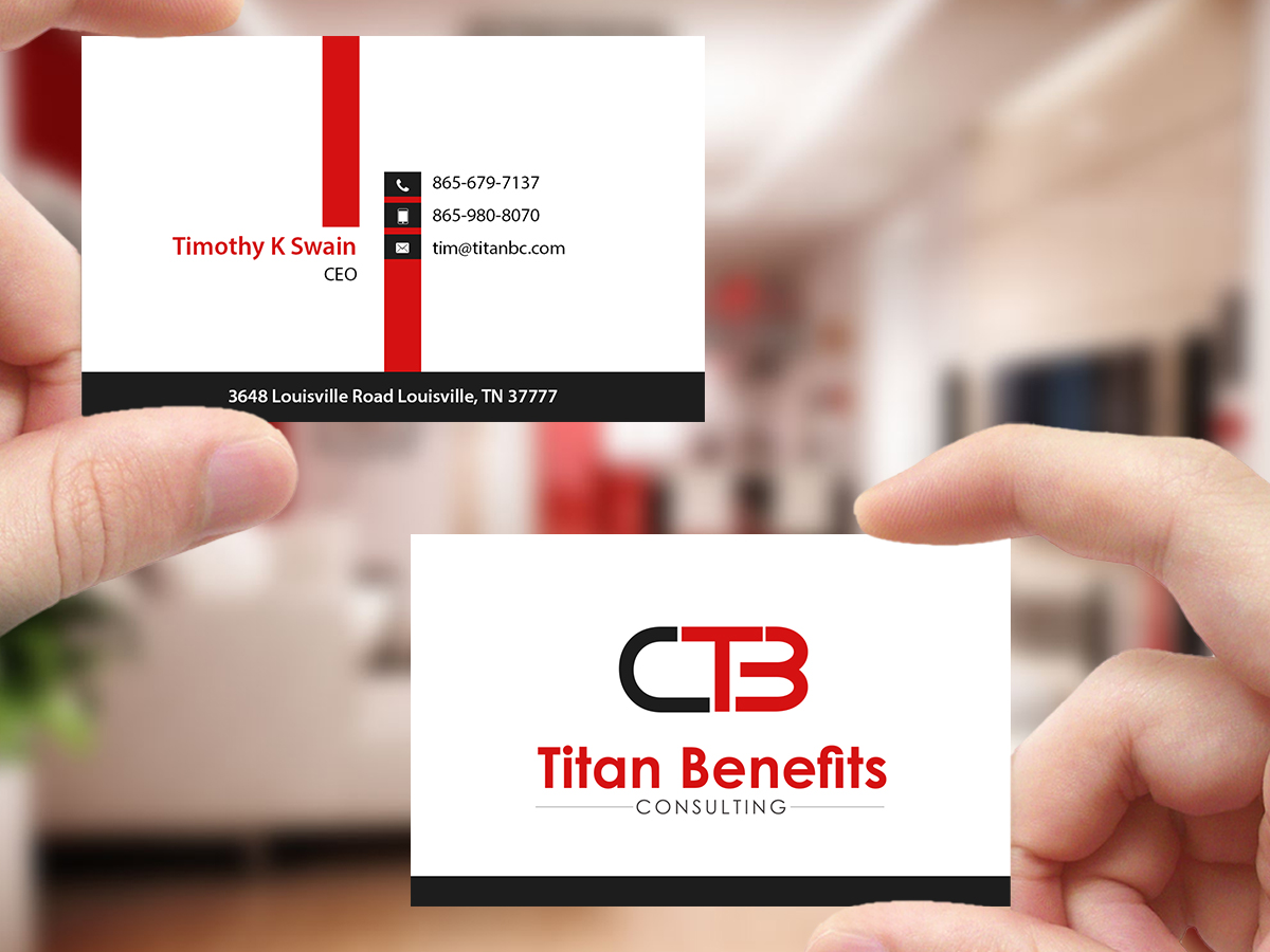 Business Card Design by Creations Box 2015 for Titan Benefits | Design #9334474