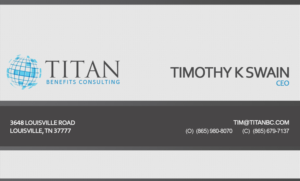 Business Card Design by Rahul Rao for Titan Benefits | Design: #9321003