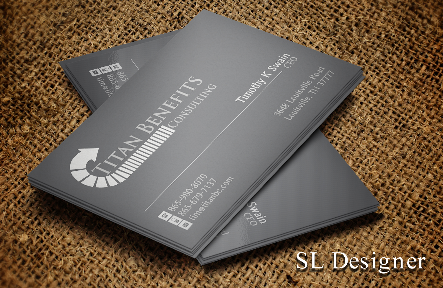 Business Card Design by SL Designer for Titan Benefits | Design #9334938