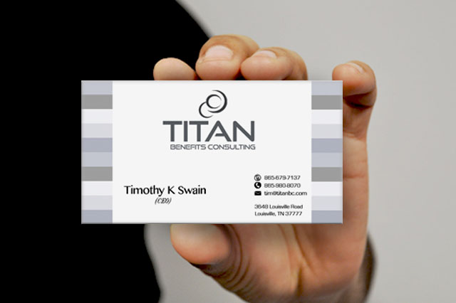 Business Card Design by gayathrik2244 for Titan Benefits | Design #9341128