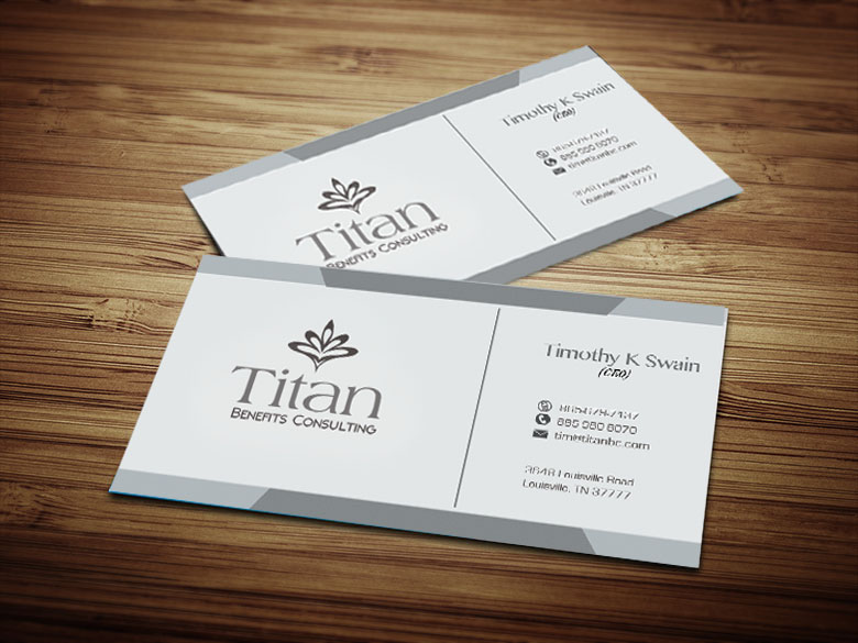 Business Card Design by gayathrik2244 for Titan Benefits | Design #9348239