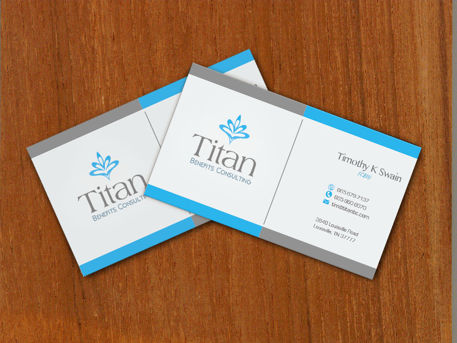 Business Card Design by gayathrik2244 for Titan Benefits | Design #9348594