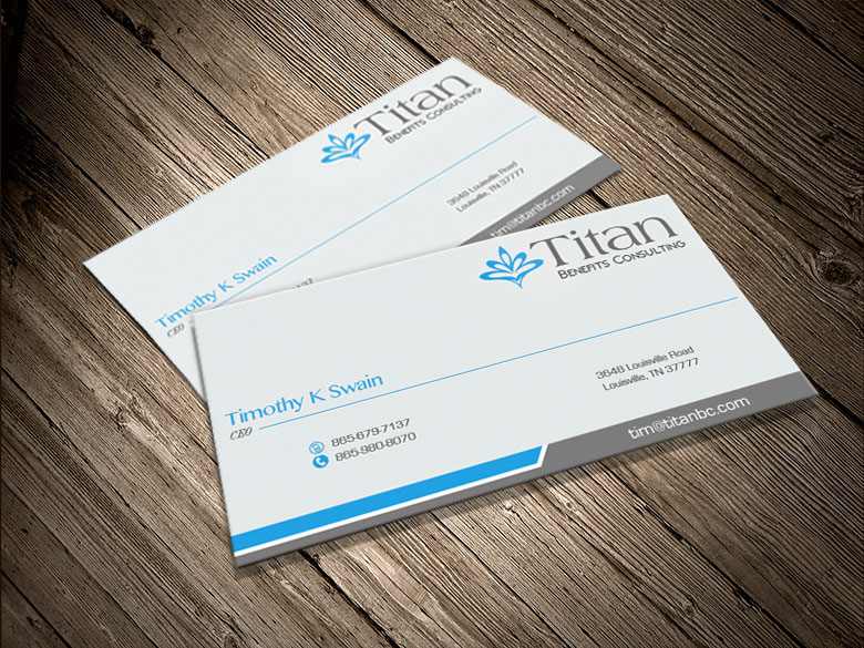 Business Card Design by gayathrik2244 for Titan Benefits | Design #9348819