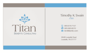 Business Card Design by gayathrik2244 for Titan Benefits | Design: #9348856