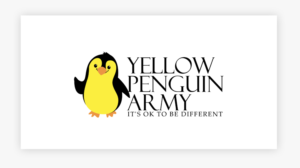 Yellow Penguin Army | Mascot Design by pinky