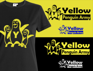 Yellow Penguin Army | Mascot Design by goranvisnjic82