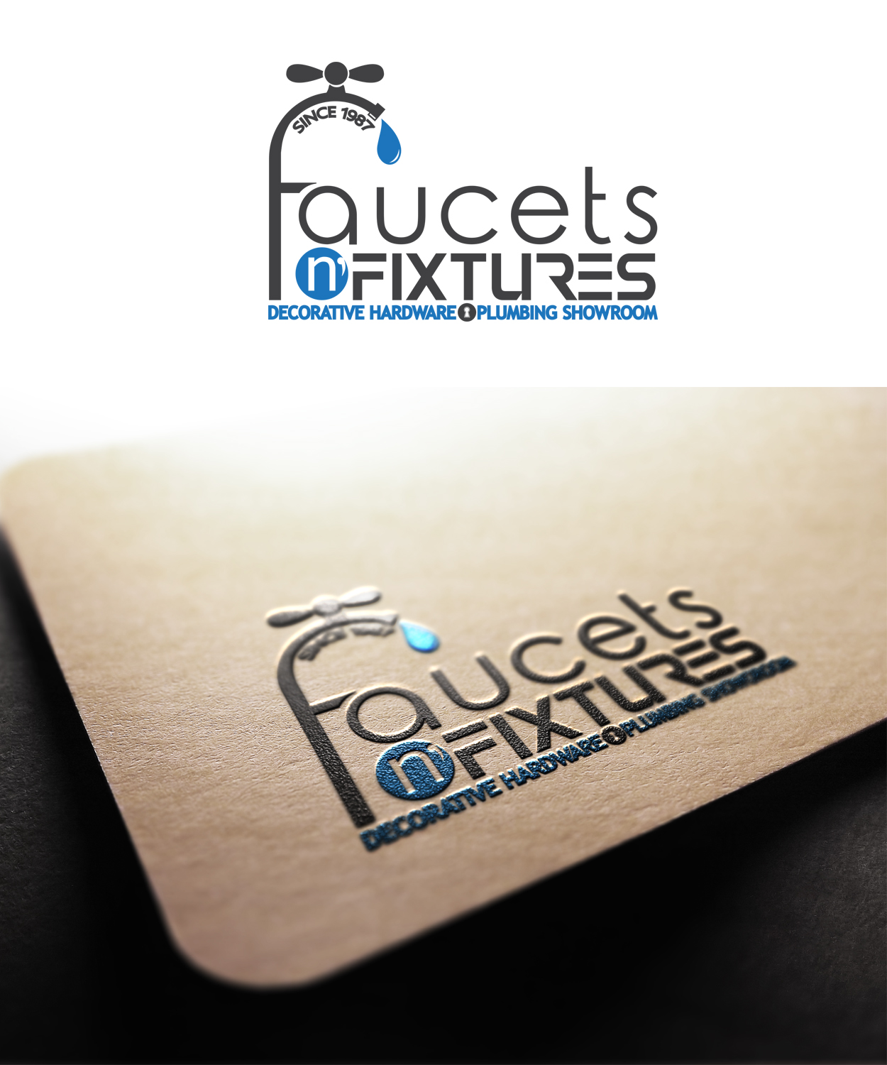 Logo Design by Alex Kay for Faucets n' Fixtures, Inc. | Design #10039243