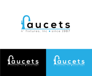 Logo Design by Hana M. for Faucets n' Fixtures, Inc. | Design #9420297