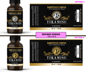 Beantown Cafe' eLiquid Label - retro, trendy design | Diseño de Etiqueta por MDesigns ™